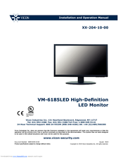 Vigon VM-6185LED Installation And Operation Manual