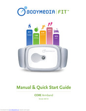 BodyMedia Fit AB155 Manual & Quick Start Manual