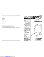 Healthrider HETL09900 User Manual