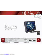 Rosen Aviation 1042 Technical Manual