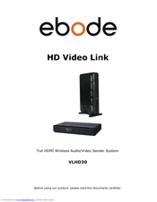 Ebode VLHD30 User Manual