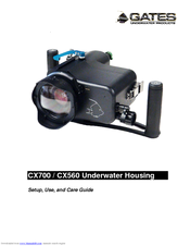 Gates CX700 Setup, Use And Care Manual