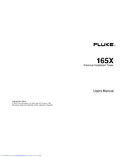 Fluke 165X Installation Manual