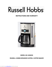 Russell Hobbs 18592SS Instructions And Warranty