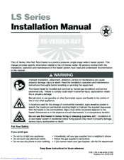 Detroit Radiant Products LS-20-40 Installation Manual