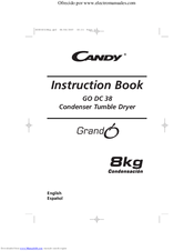 Candy GO DC 38 Instruction Book
