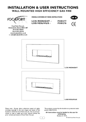 Focal Point L30 CASCARA LPG Installation & User's Instructions