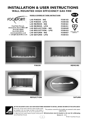 Focal Point L40 REFLECTION-LPG Installation & User's Instructions