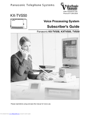 Panasonic TVS50 Subscriber's Manual
