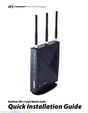 Newer Technology MAXPower Quick Installation Manual