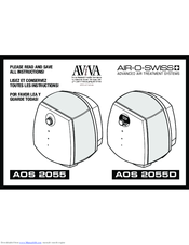 Air-O-Swiss AOS?2055 Instructions For Use Manual