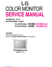 LG Flatron ez T910B Service Manual
