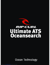 Rip curl ATS Oceansearch Instruction Manual