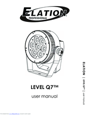 Elation Professional LEVEL Q7 User Manual