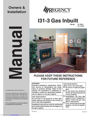 Regency Fireplace Products I31-NG3 Owners And Installation Manual