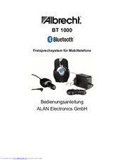 Albrecht BT 1000 Operating Manual