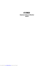 Vox Technologies KVM08 User Manual