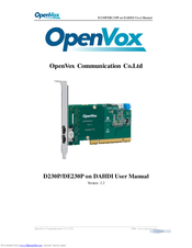 OpenVox D130P User Manual