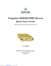 AirLink Communications Raven Quick Start Manual