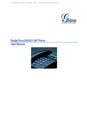 Grandstream Networks BudgeTone-201 User Manual
