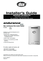 Dux 26XL Installer's Manual