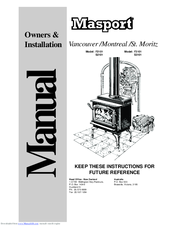 Masport Montreal Owners & Installation Manual