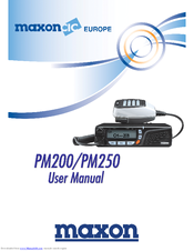 Maxon PM250 User Manual