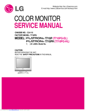 LG Flatronez T710P Service Manual