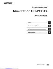 Buffalo MiniStation HD-PCTU3 User Manual