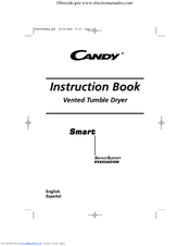 Candy Vented Tumble Dryer Instruction Book