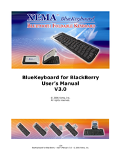 Xema BlueKeyboard User Manual