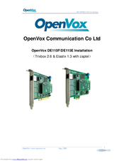 OpenVox DE115P User Manual
