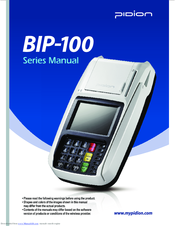 Pidion BIP-100 Series Manual