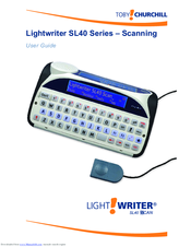 Toby Churchill Lightwriter SL40 Connect User Manual