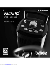 Multiblitz Profilux plus 200 Ws User Manual