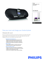 Philips Fidelio AS851 Specifications