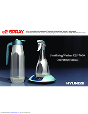 Hyundai E2S-7000 Operating Manual