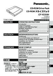Panasonic CF-VCD281 Operating Instructions Manual