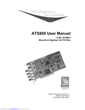 AlazarTech ATS850 User Manual