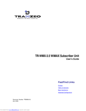 Tranzeo TR-WMX-3.5 User Manual