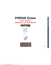 Wittus Phenix Green 95 Installation And User Manual