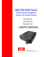 MSTRONIC PSE-SW5F-SFP User Manual