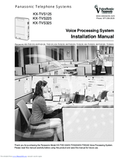 Panasonic KX-TVS25 Installation Manual