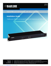 Black Box IPBX1224 Installation Manual