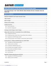 Safari T-400X Installation Manual