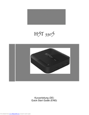 Xoro HST 550S Quick Start Manual