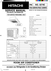 Hitachi RAI-50NH5 Service Manual