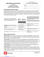 Radionics D7024 Operating Instructions