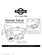 Petsafe PDT00-13410 Operating And Training Manual
