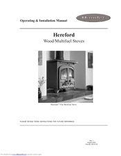 Hamlet Hereford Operating & Installation Manual